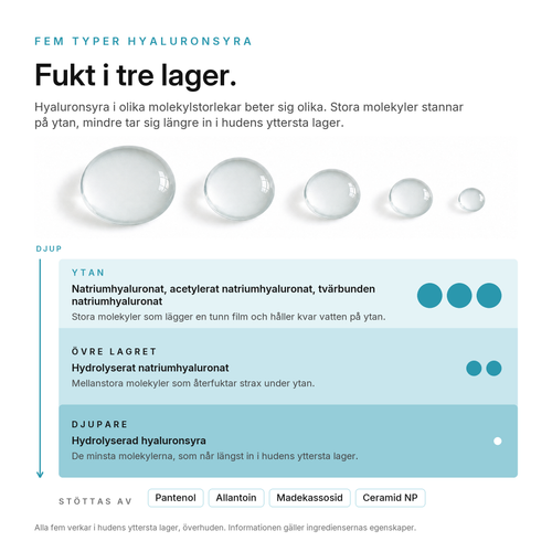 5 Typer Hyaluronsyra Serum