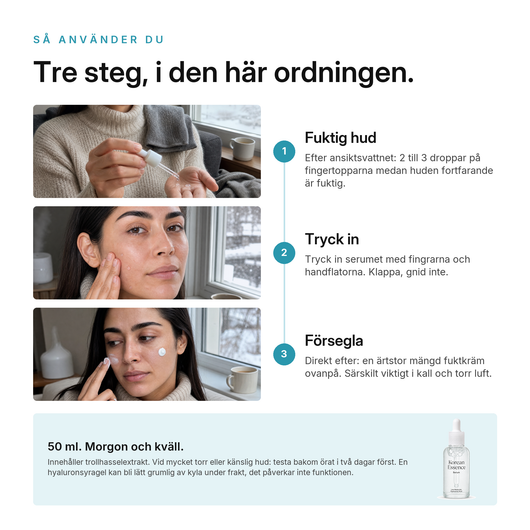 5 Typer Hyaluronsyra Serum, så använder du