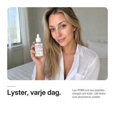 Lax-PDRN Peptidserum, livsstil