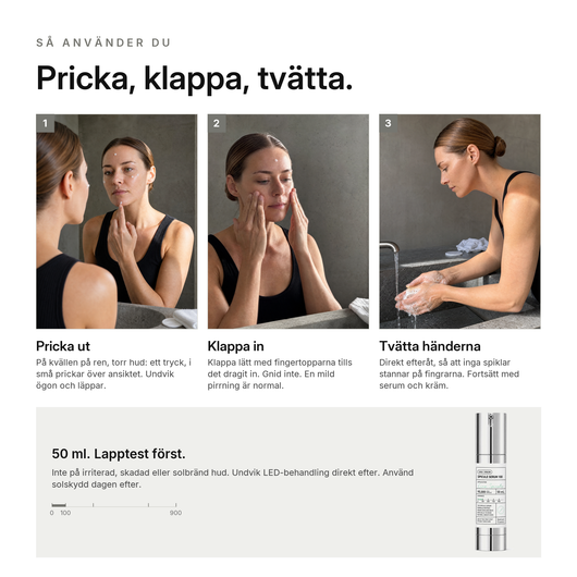 Cica Spikelserum, så använder du
