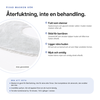 NMF Fuktgivande Sheet Mask, 10-pack, fördelar